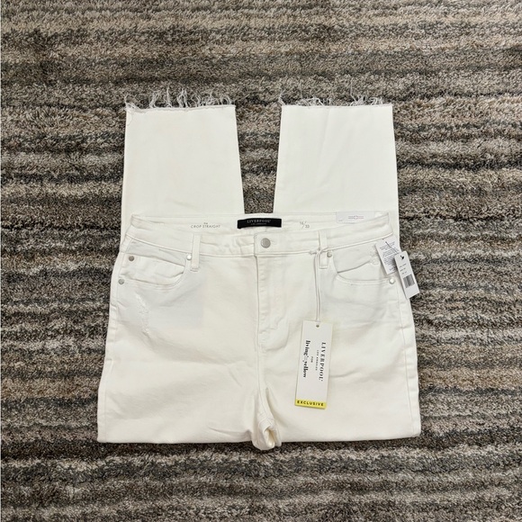 Liverpool Cropped Straight Leg Jeans Sz 16/33 NWT | Liverpool Straight Leg Jeans - Picture 3 of 12